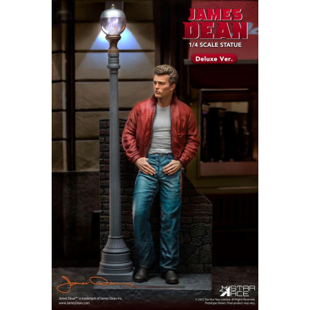 James Dean Superb My Favourite Legend Series socha 1/4 James Dean (Red jacket) Deluxe Ver. 52 cm
